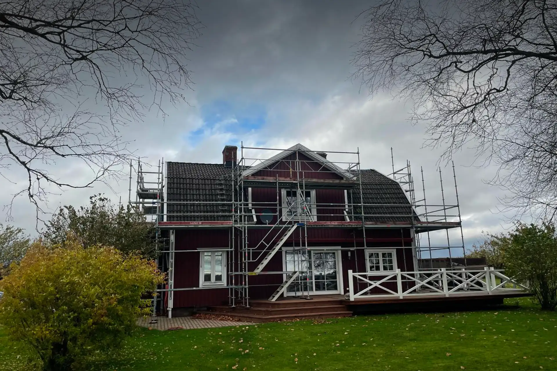 Renovering av röd stuga